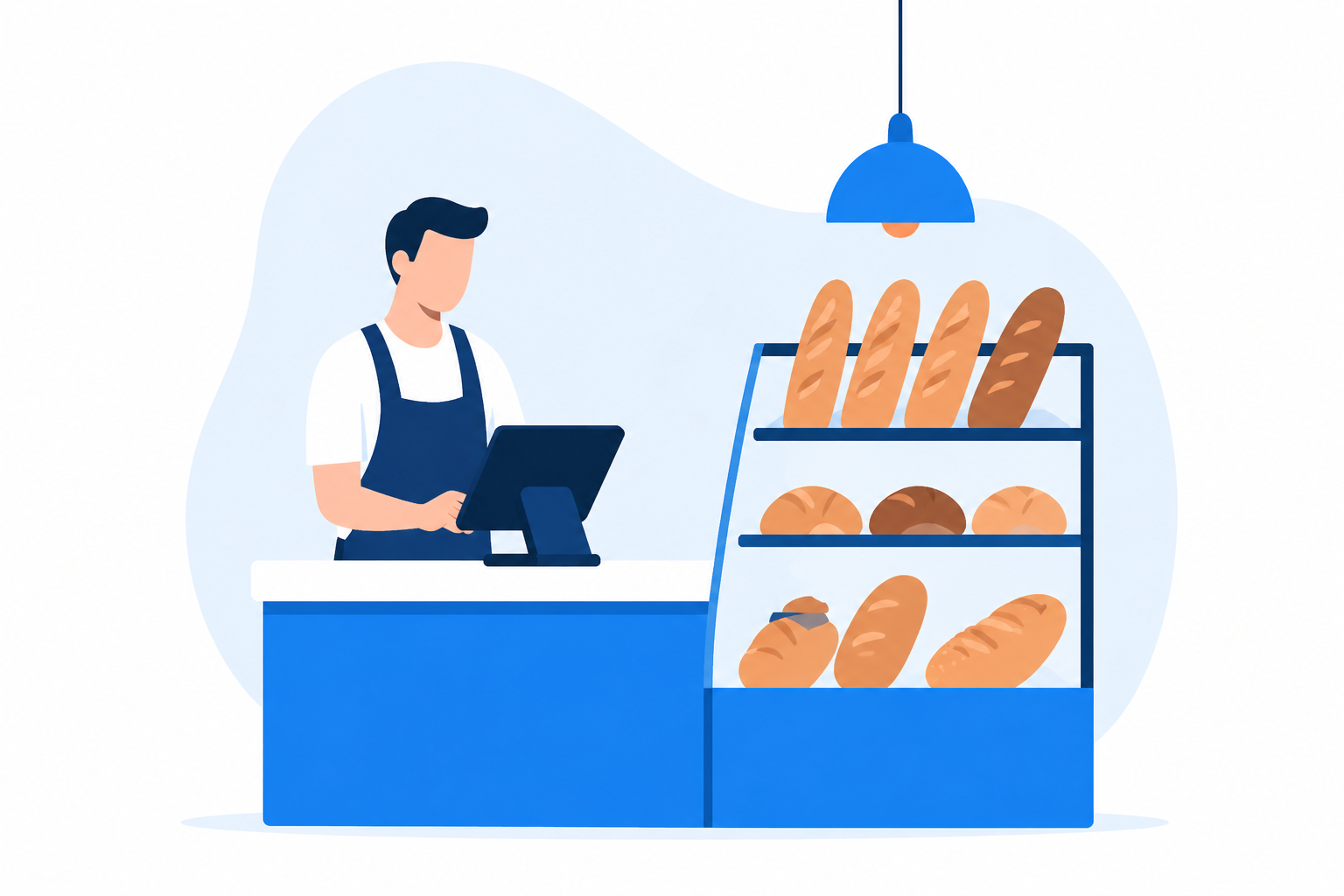 Illustration boulangerie Le Ticket