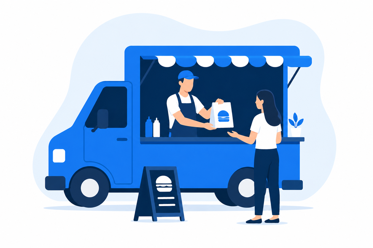 Mode hors ligne food truck